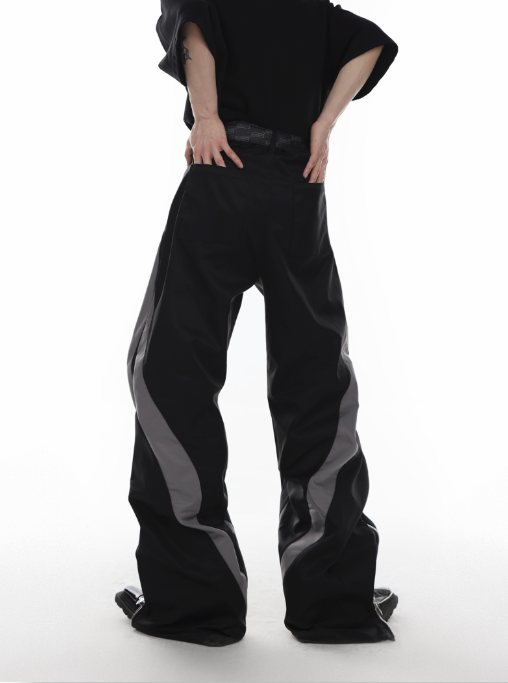 split zipper waist charging pants  US2007