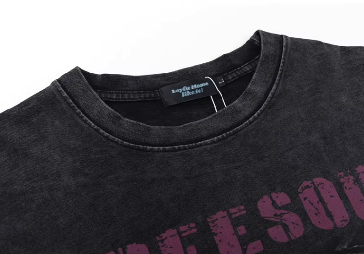 print short-sleeved T-shirt  US2050