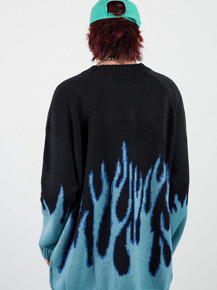 fire flame knit  US1209