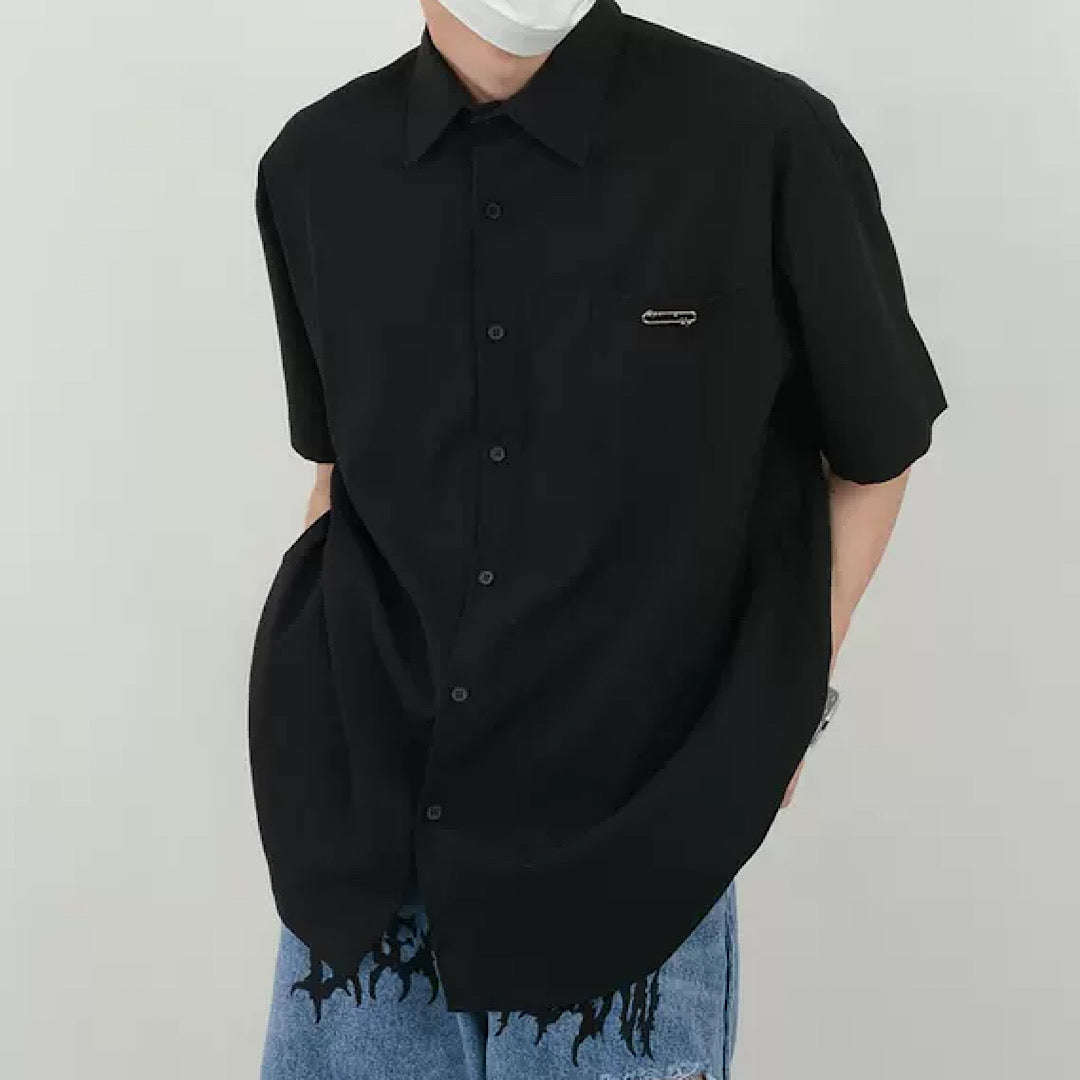 basic silhouette shirt  US1992