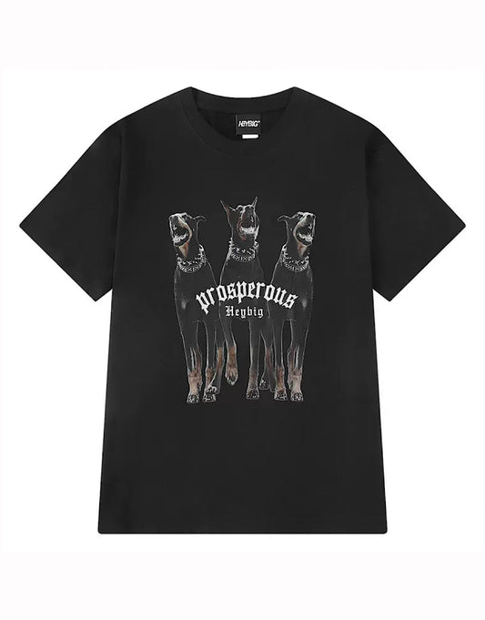 doberman short-sleeved T-shirt  US1133