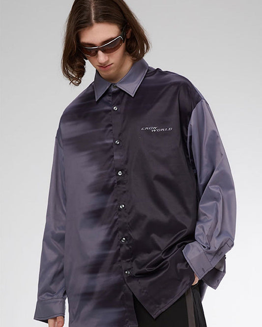 dark half-loaded shirt  US1709