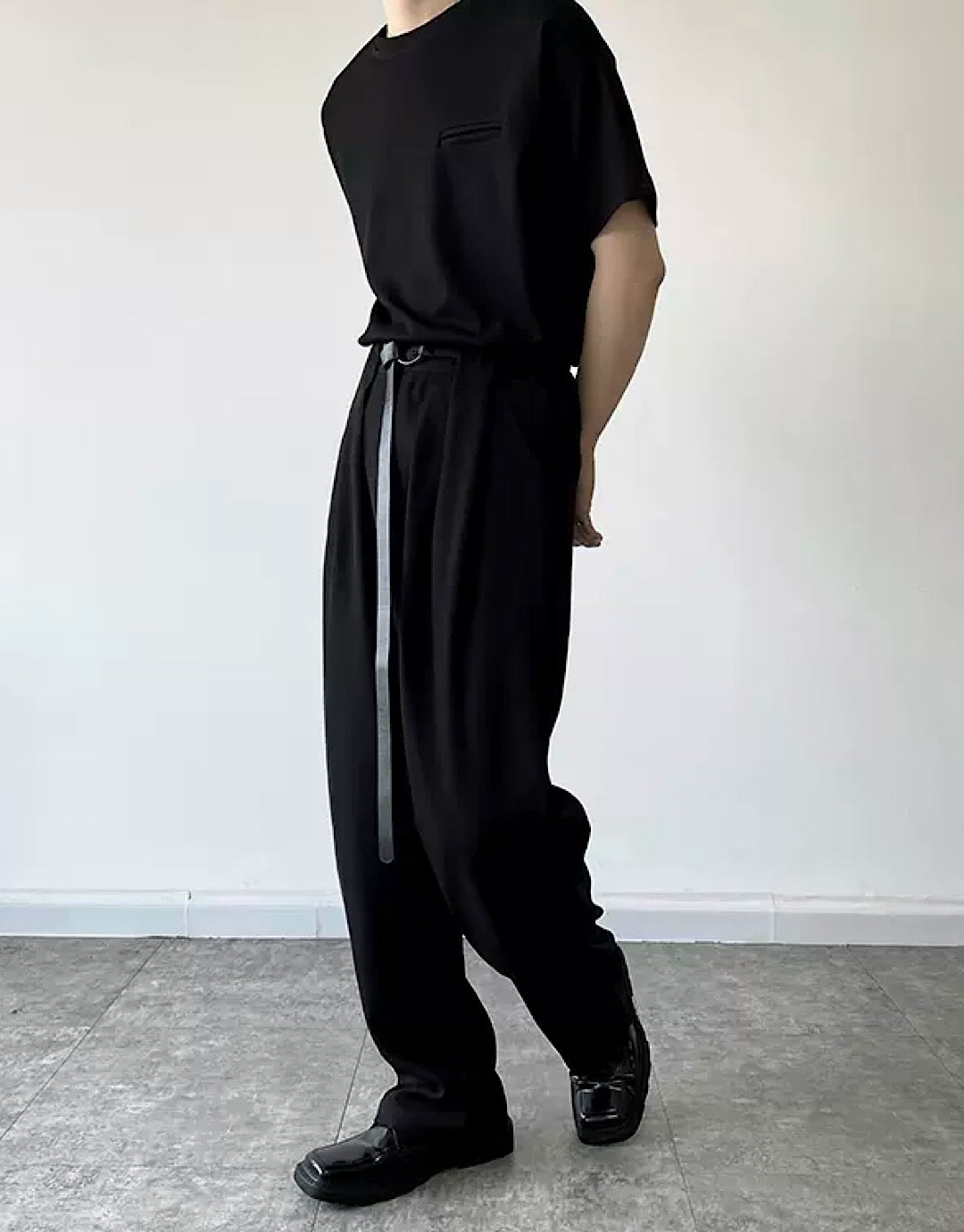 rope silhouette pants  US1964