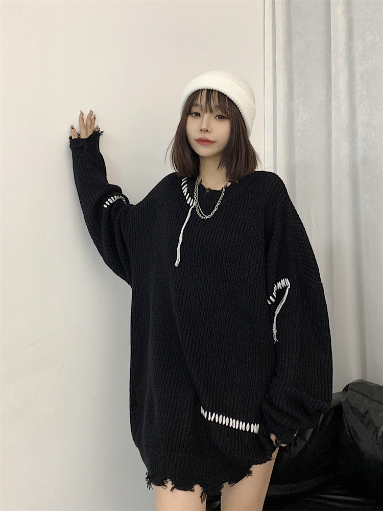 gardora damaged sweater  US1597