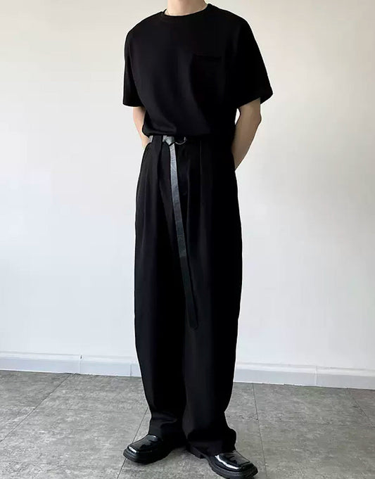 rope silhouette pants  US1964