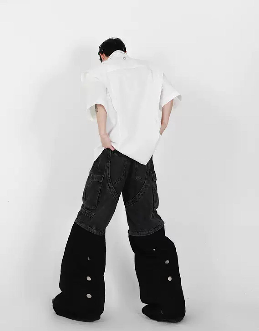 doublecolor cargo pants  US1832