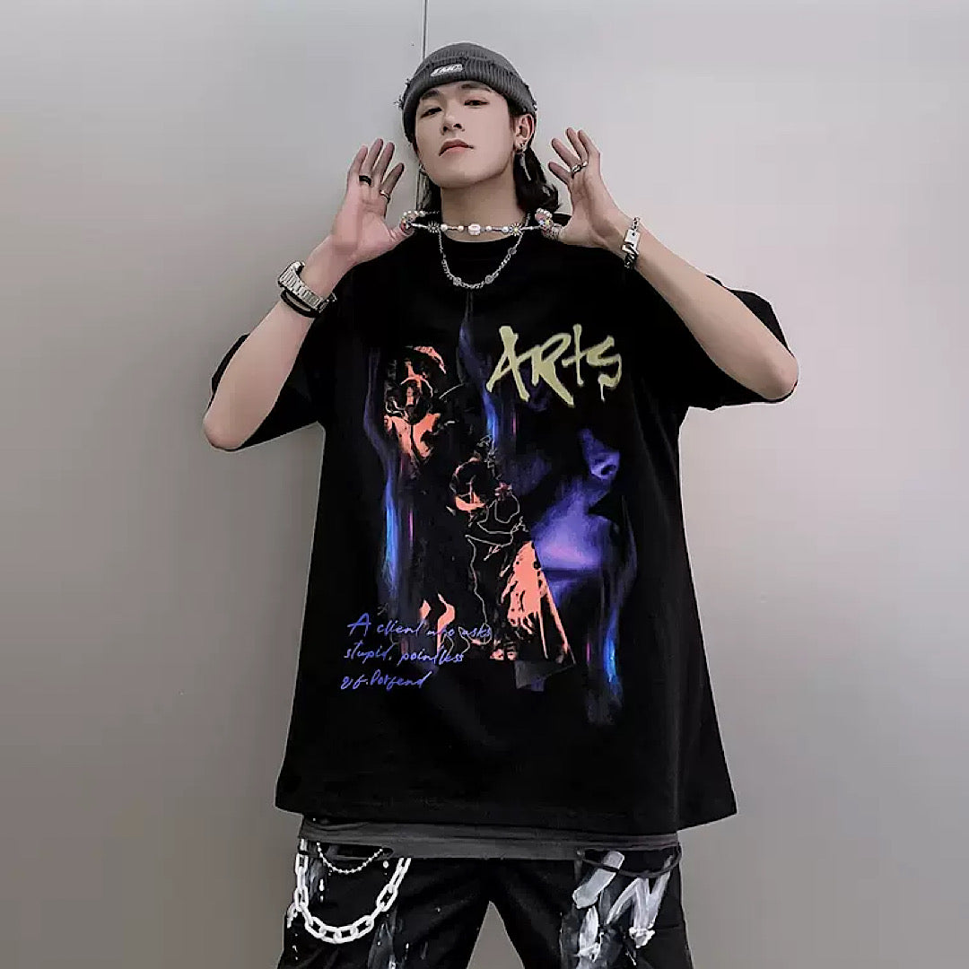 Art hip-hop T-shirt  US1015