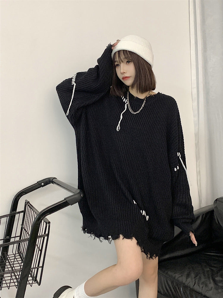 gardora damaged sweater  US1597