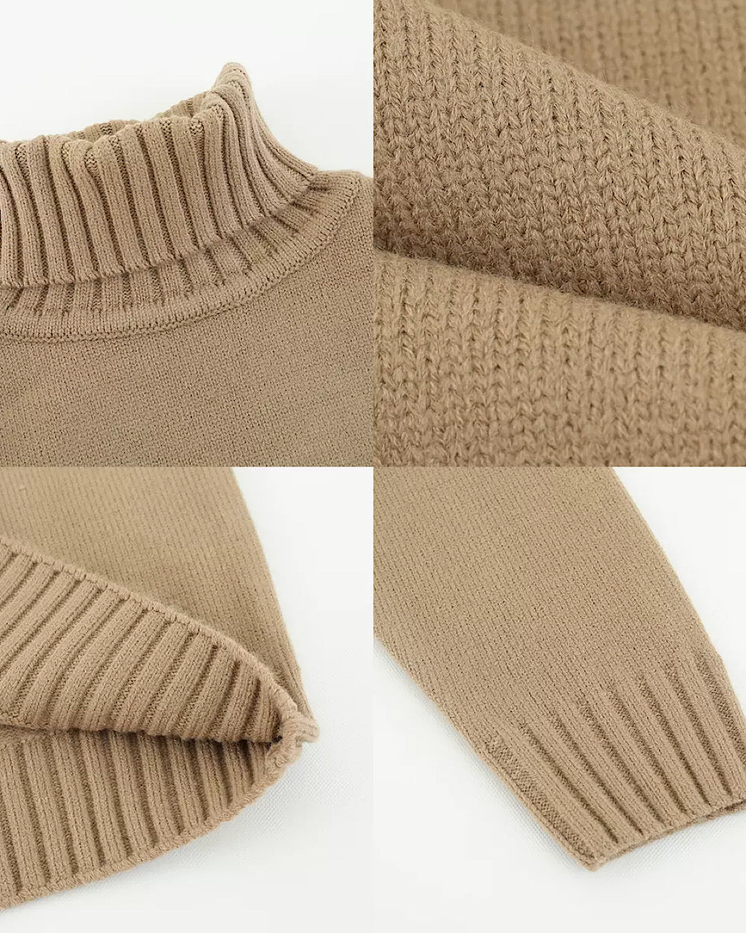 simple high neck sweater  US1730