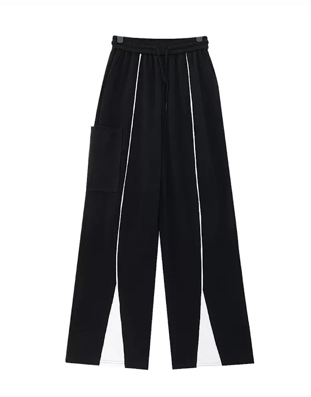 center line monochrome pants  US1676