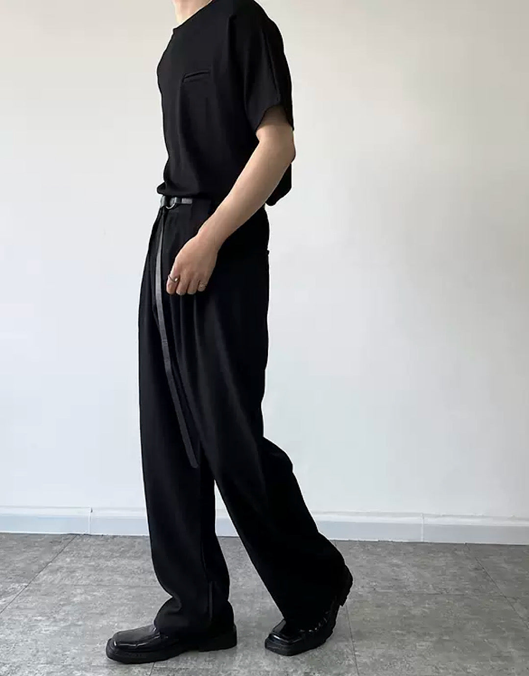 rope silhouette pants  US1964