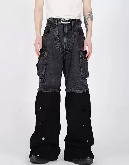 doublecolor cargo pants  US1832