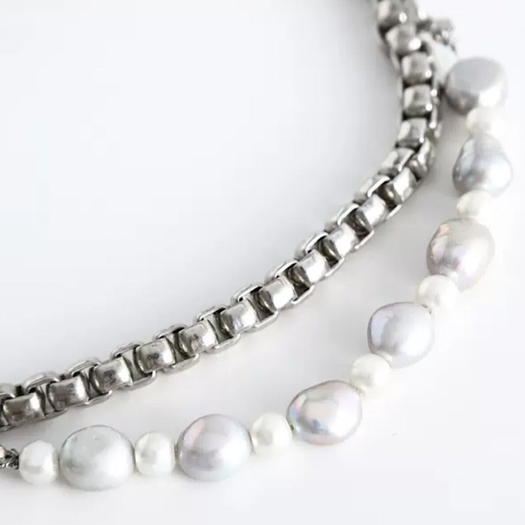 heart pearl necklace  US1933