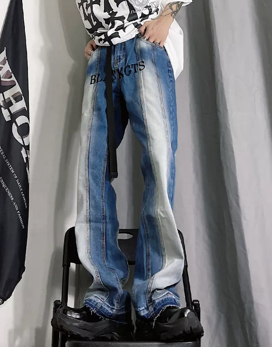 smart casual denim pants  US1125