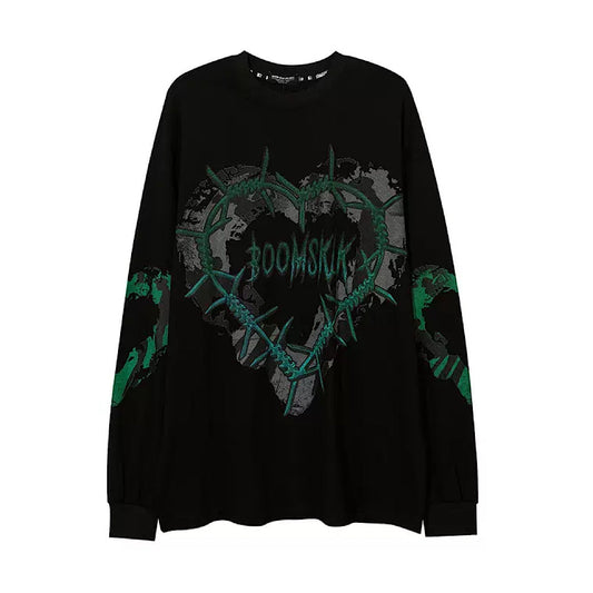 heart design T-shirt  US1028