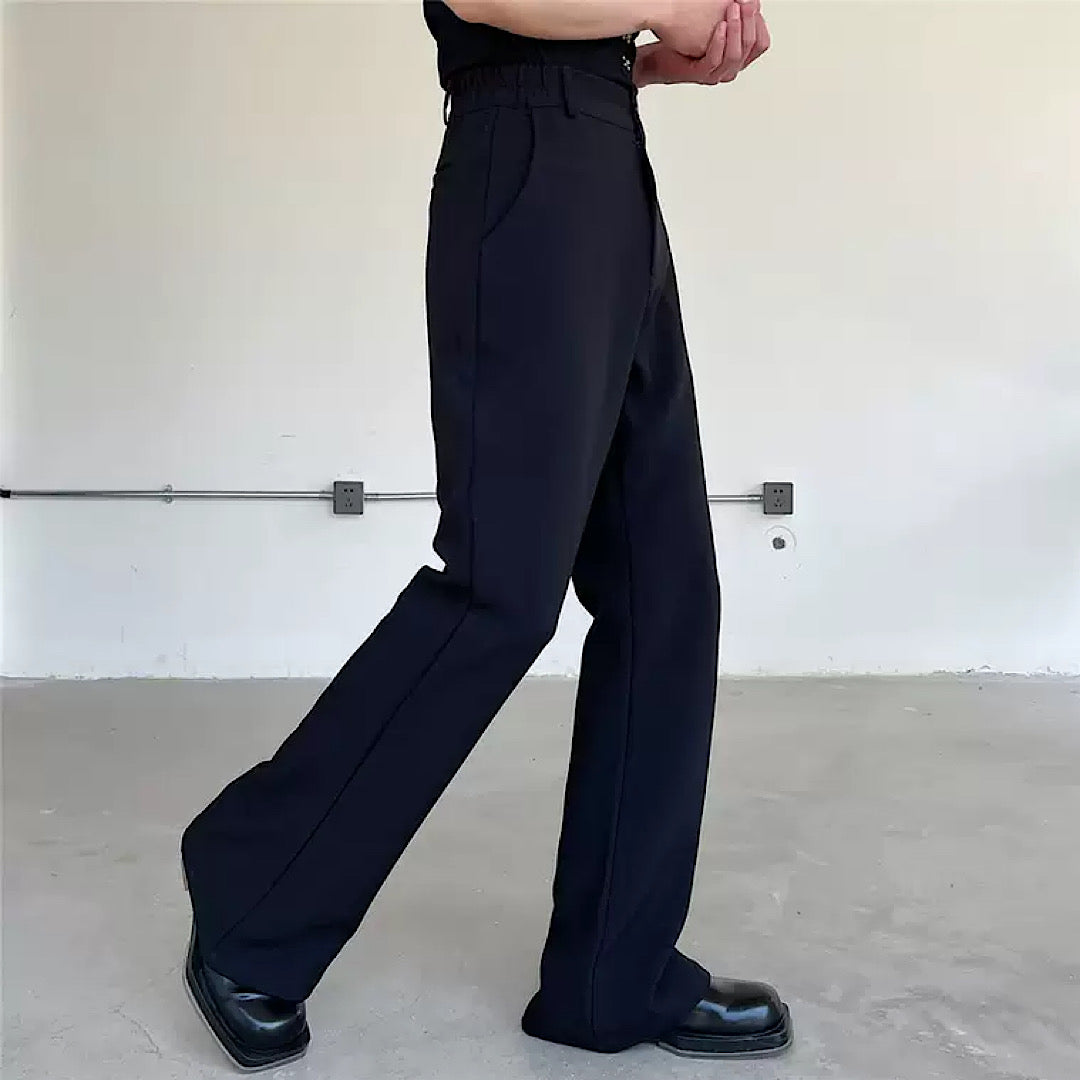 simple straight pants  US1247