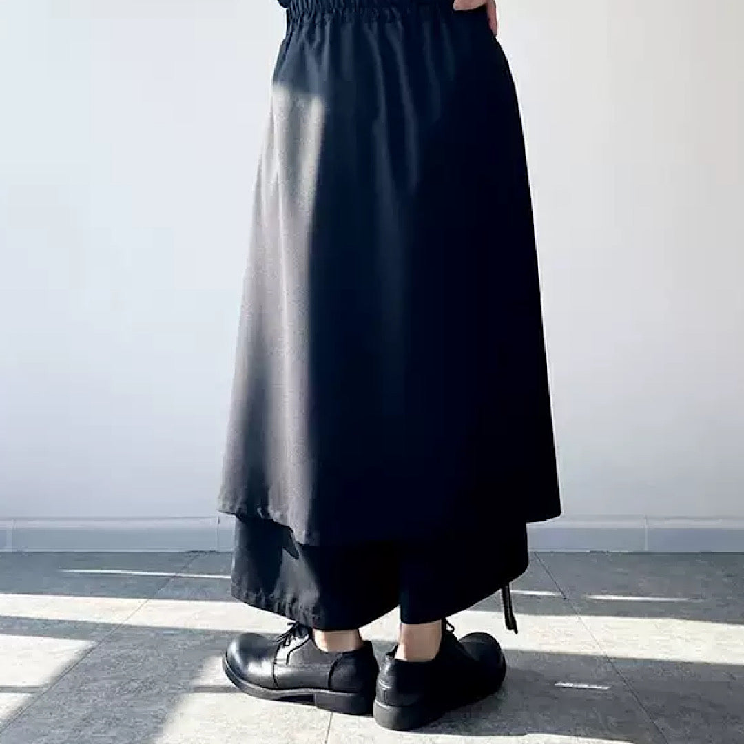 straight high waist wide pants  US1600