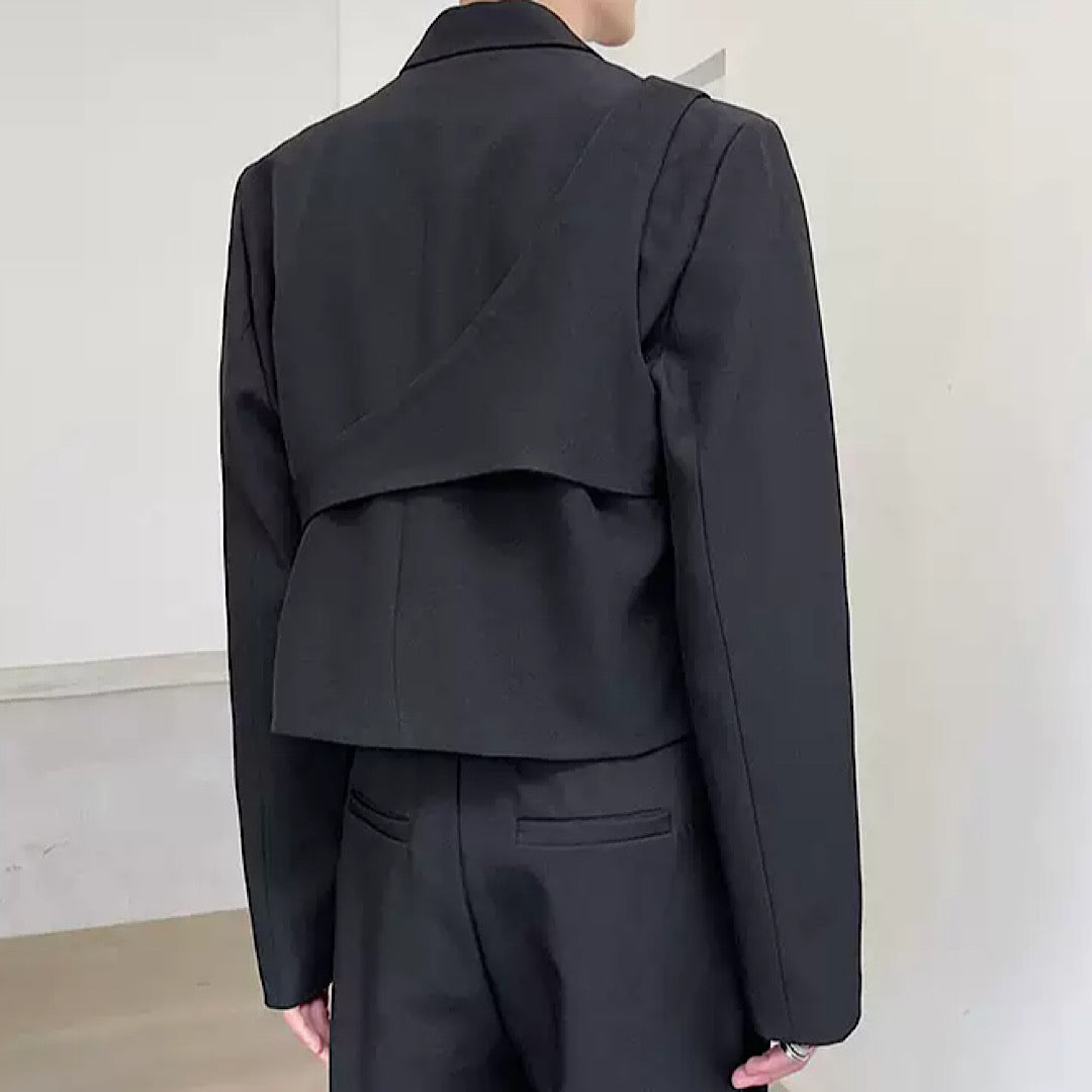 cut black jacket  US1651