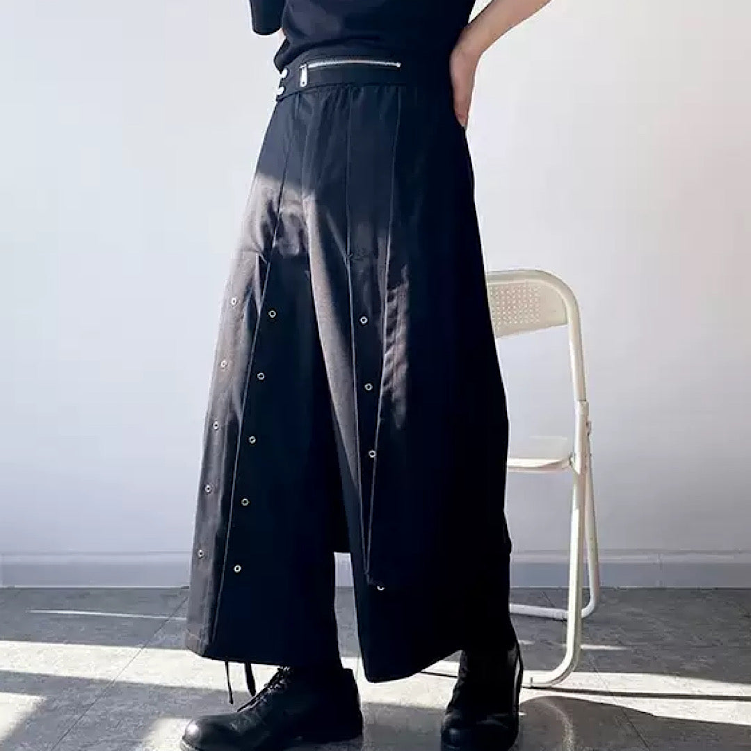 straight high waist wide pants  US1600