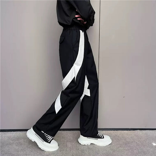 monochrome line pants  US1411