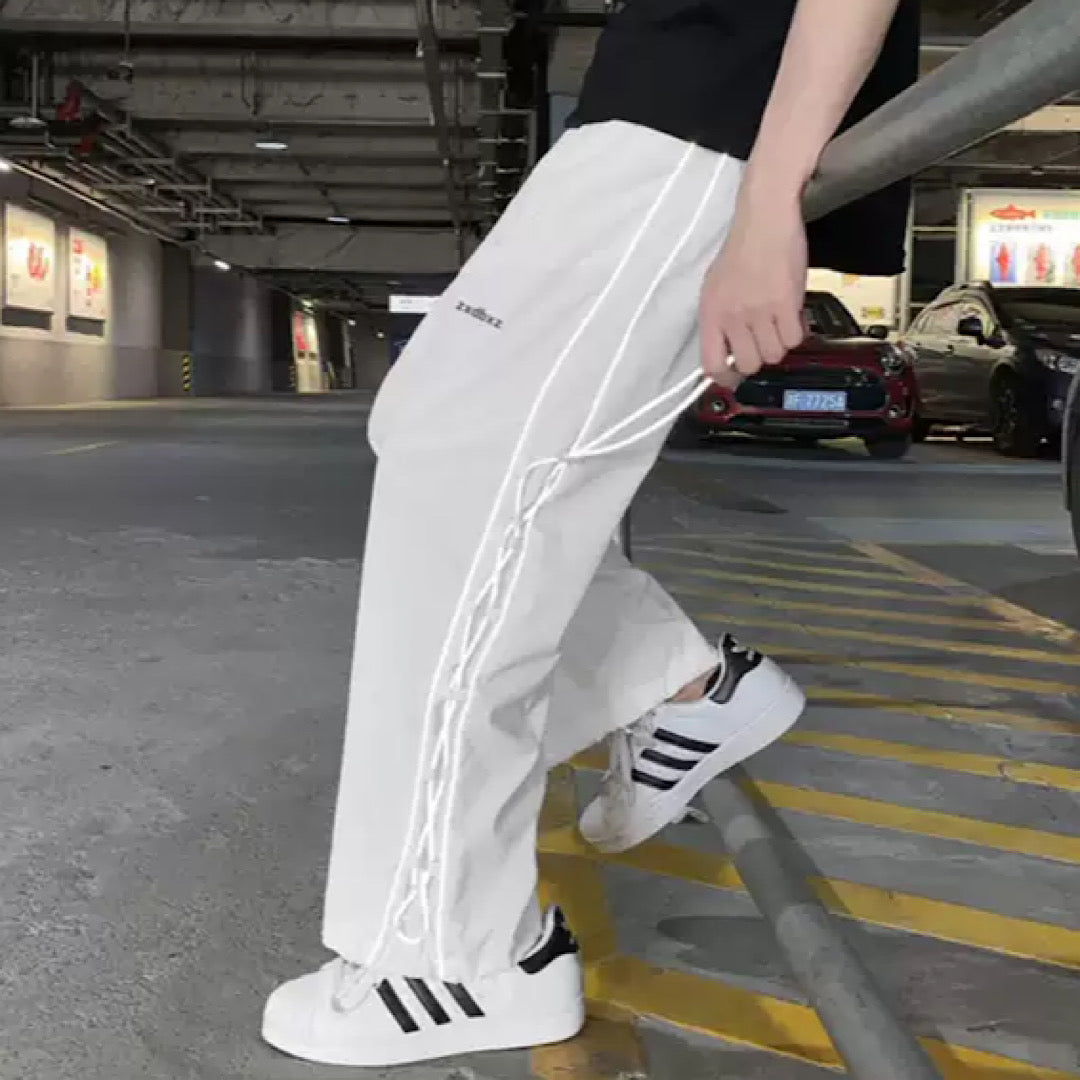 reflective korean style training pants  US1172