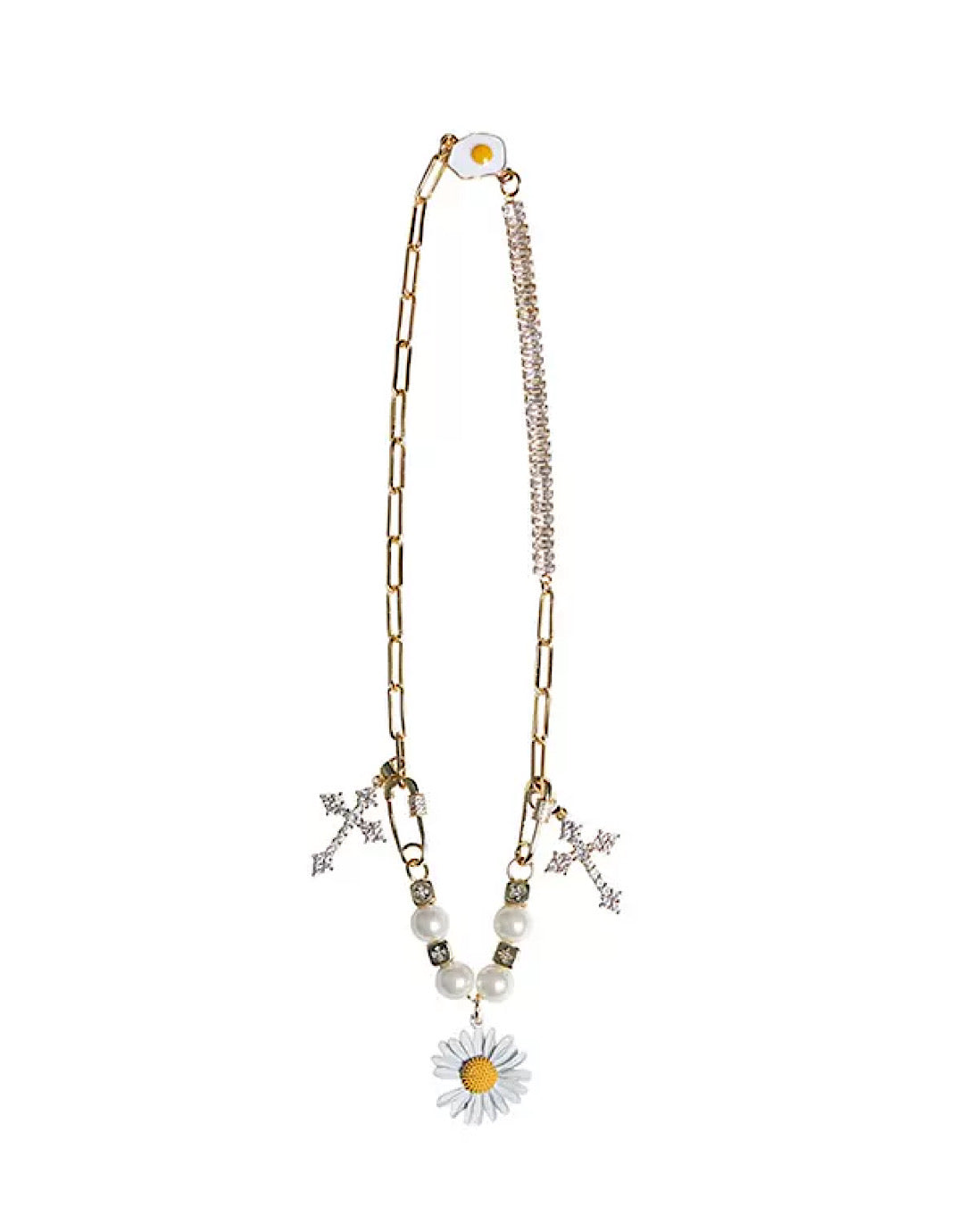 flower goldie necklace  US1257
