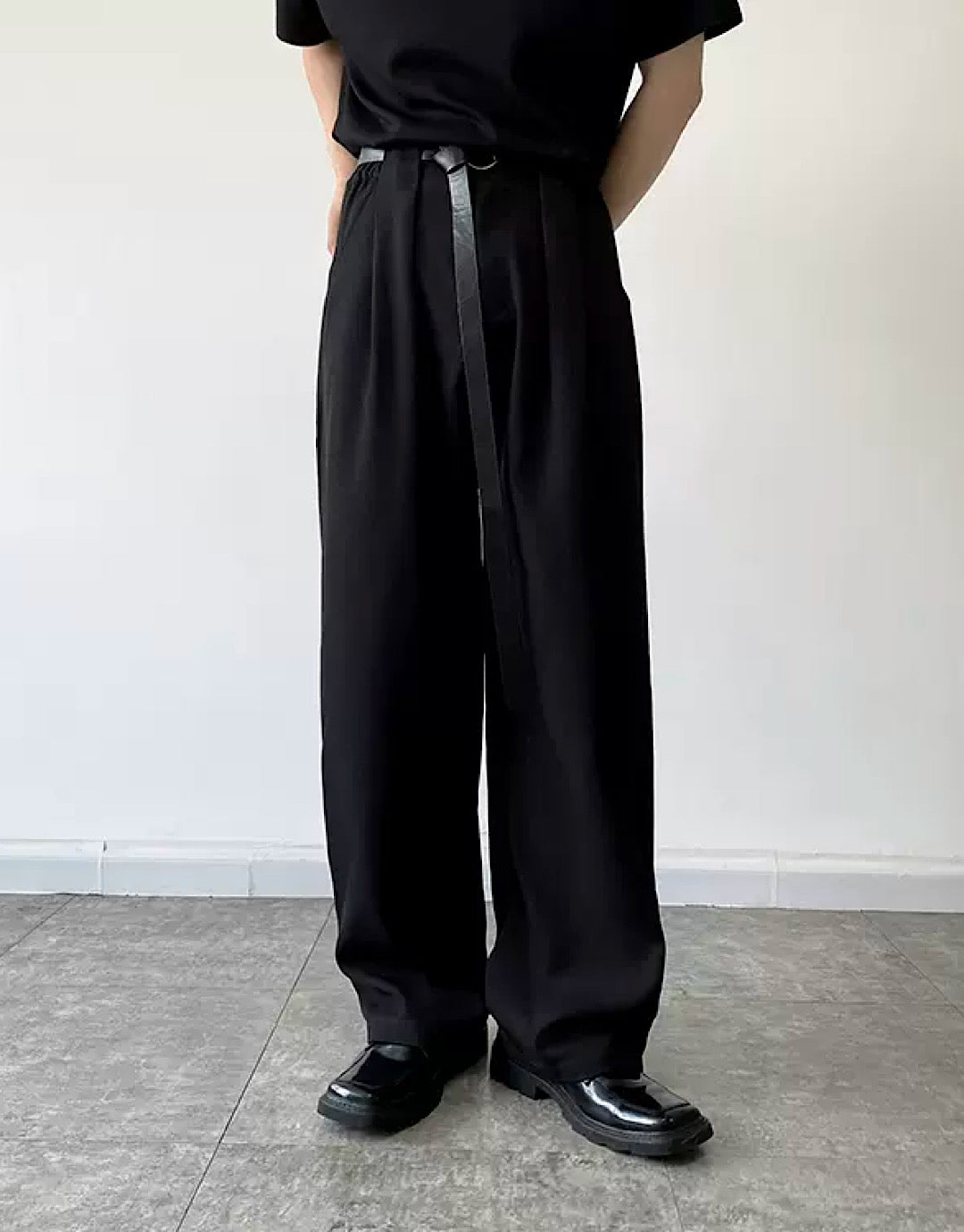 rope silhouette pants  US1964