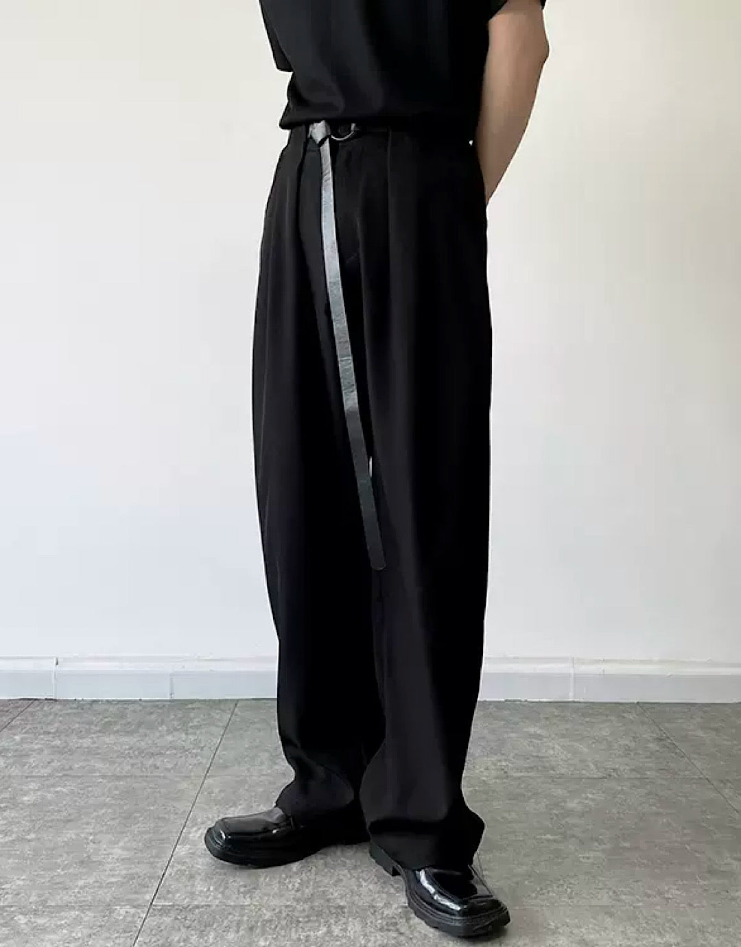 rope silhouette pants  US1964