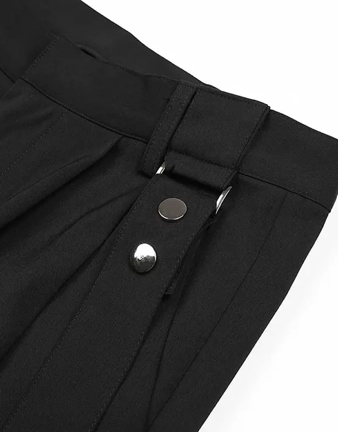 belted slacks pants  US1793