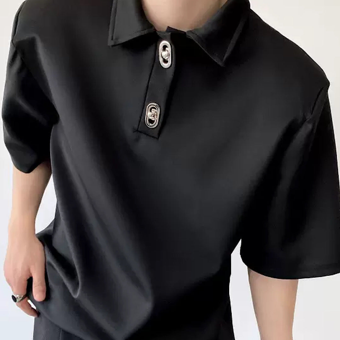 silver polo shirt  US1966