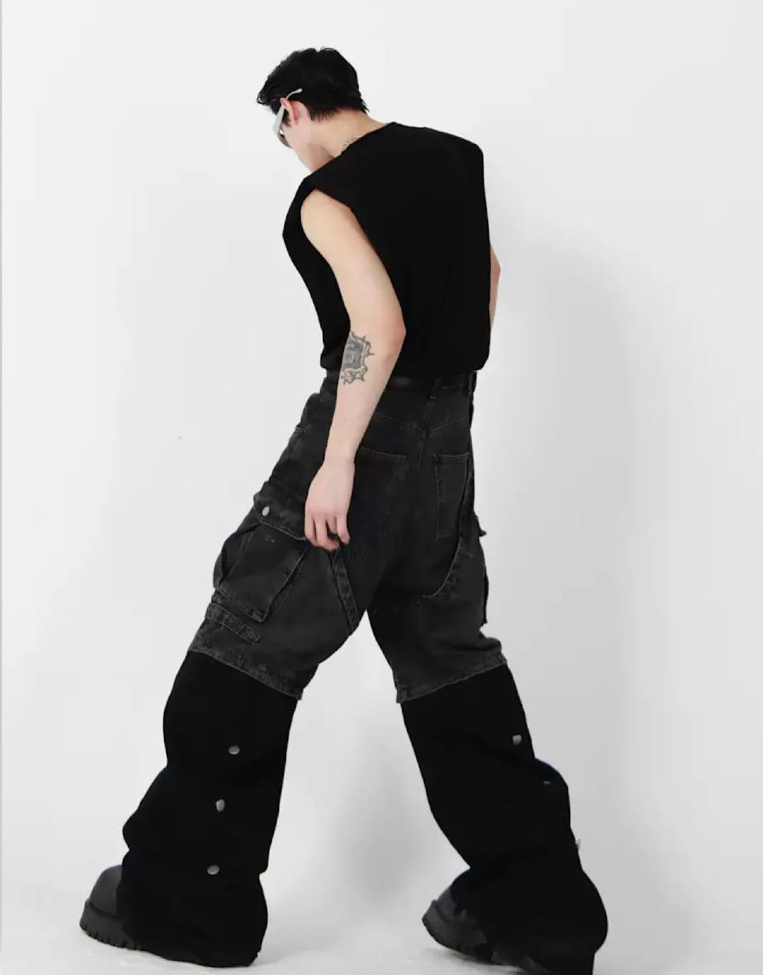 doublecolor cargo pants  US1832