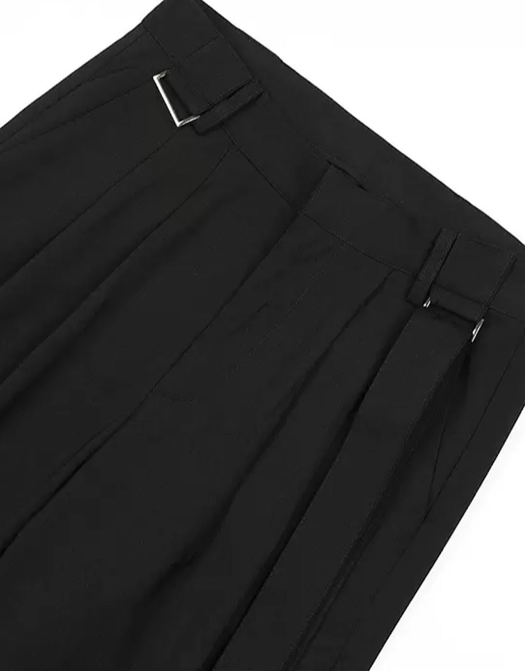 belted slacks pants  US1793