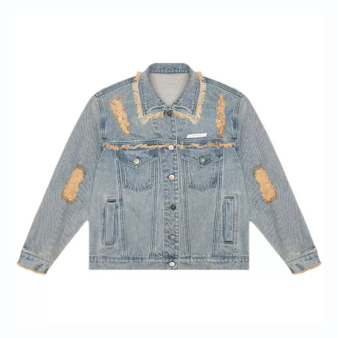 furleak denim jacket  US1930