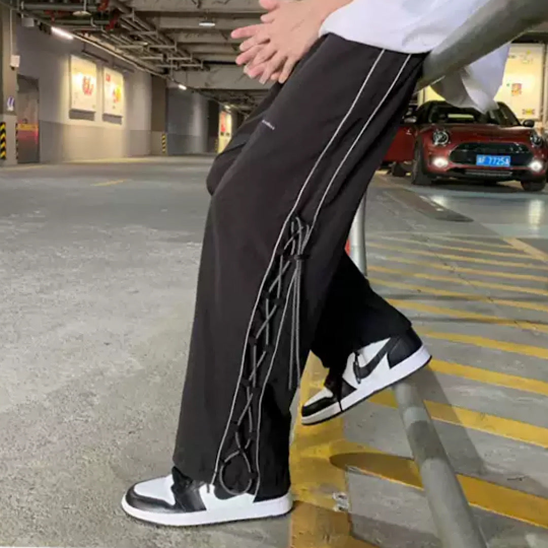 reflective korean style training pants  US1172