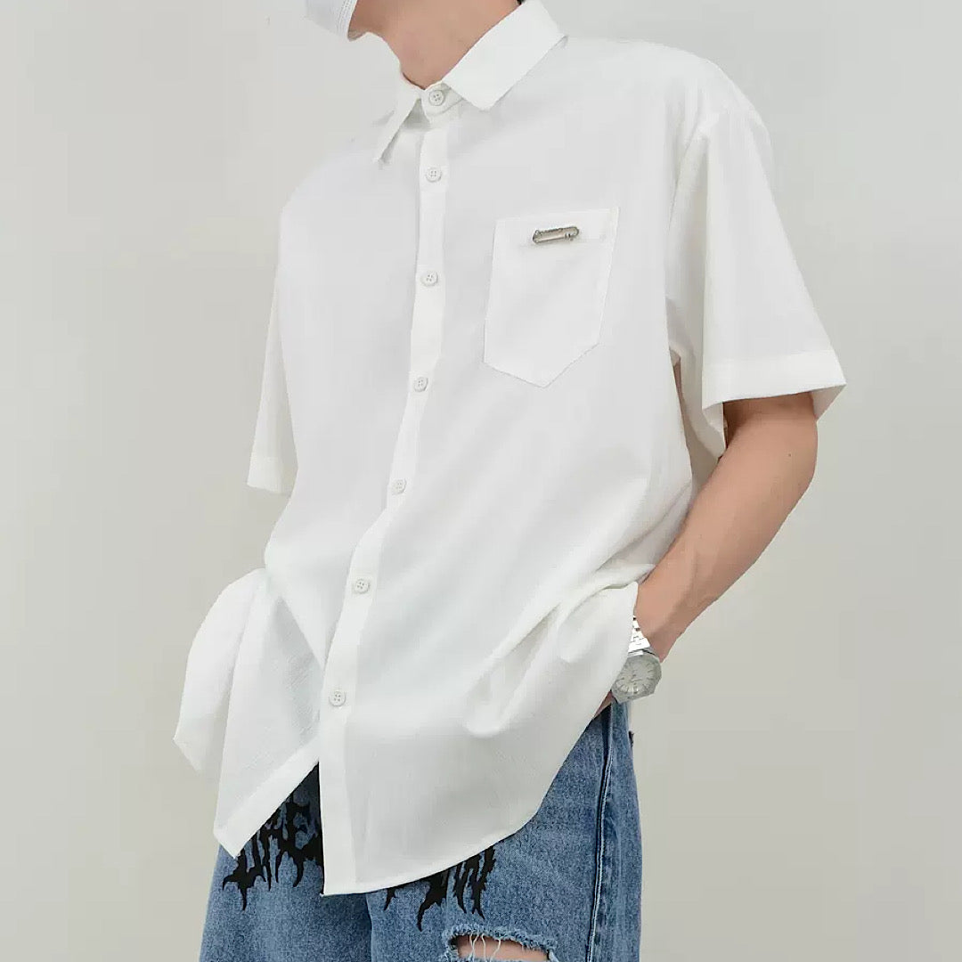 basic silhouette shirt  US1992