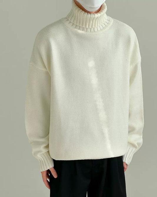 simple high neck sweater  US1730