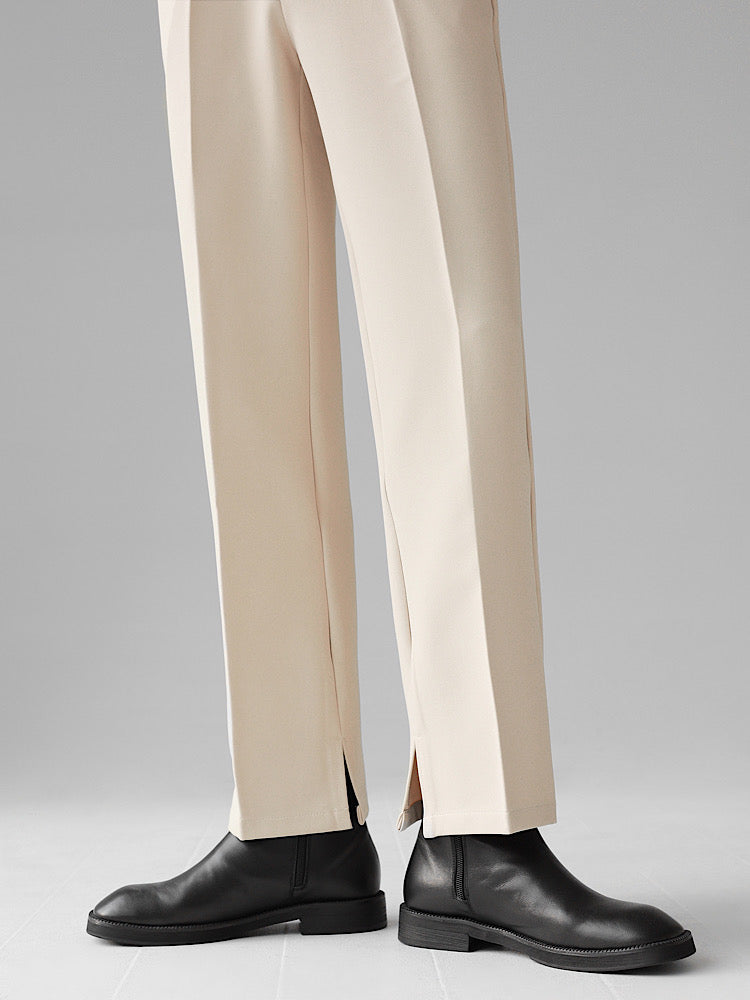 long-tailed straight line pants  US1132