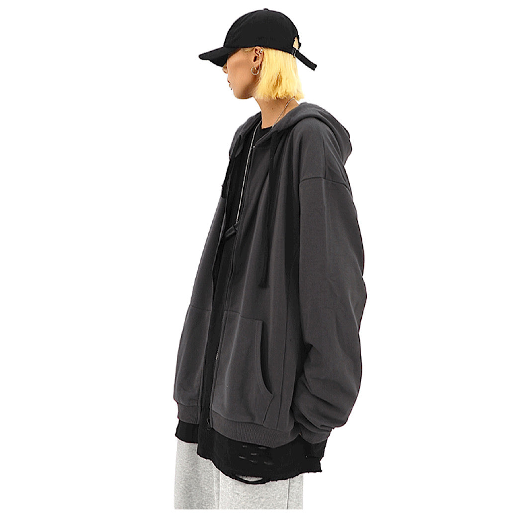 loose mest hoodie  US1369