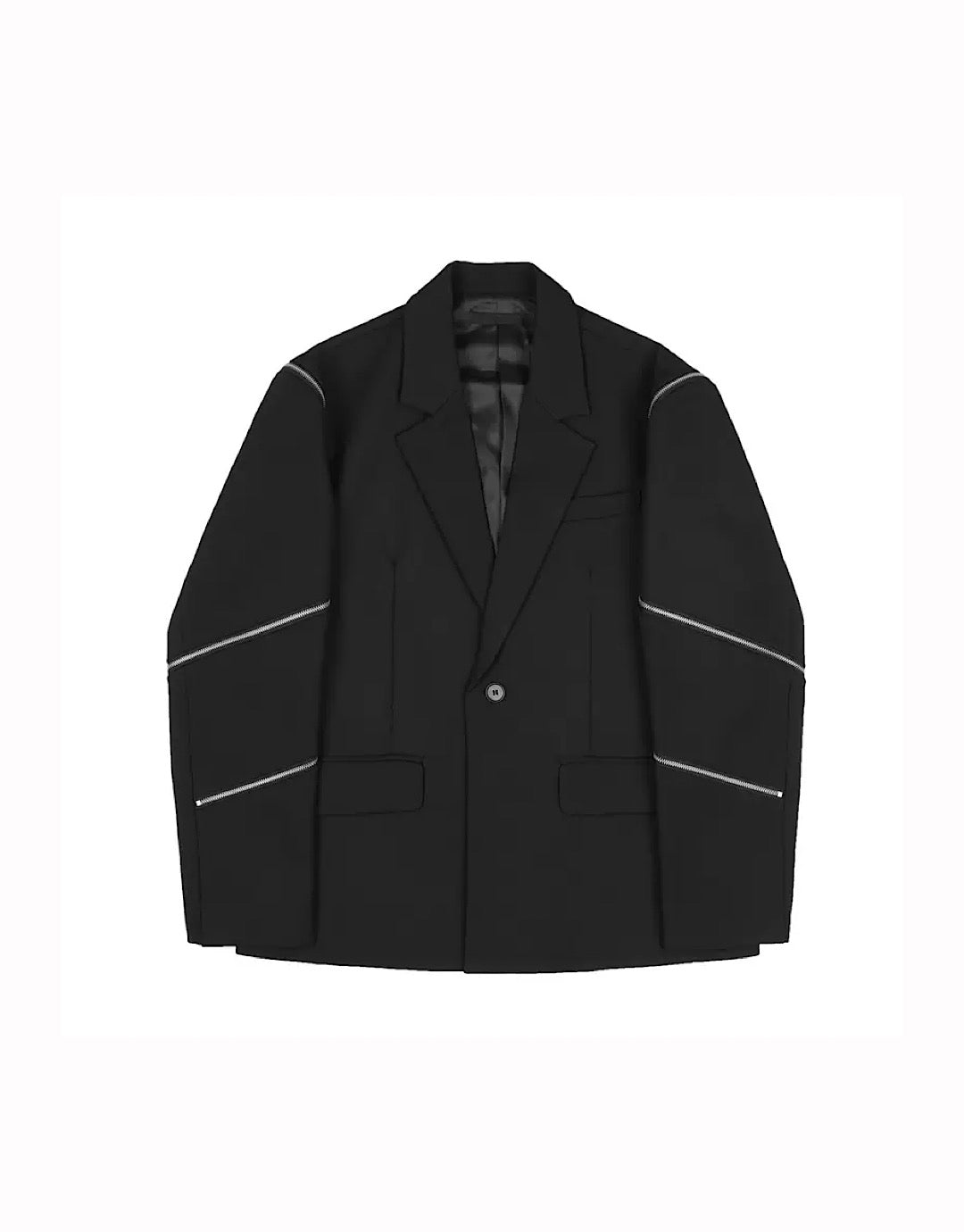 overall zipper wide jacket  US1796