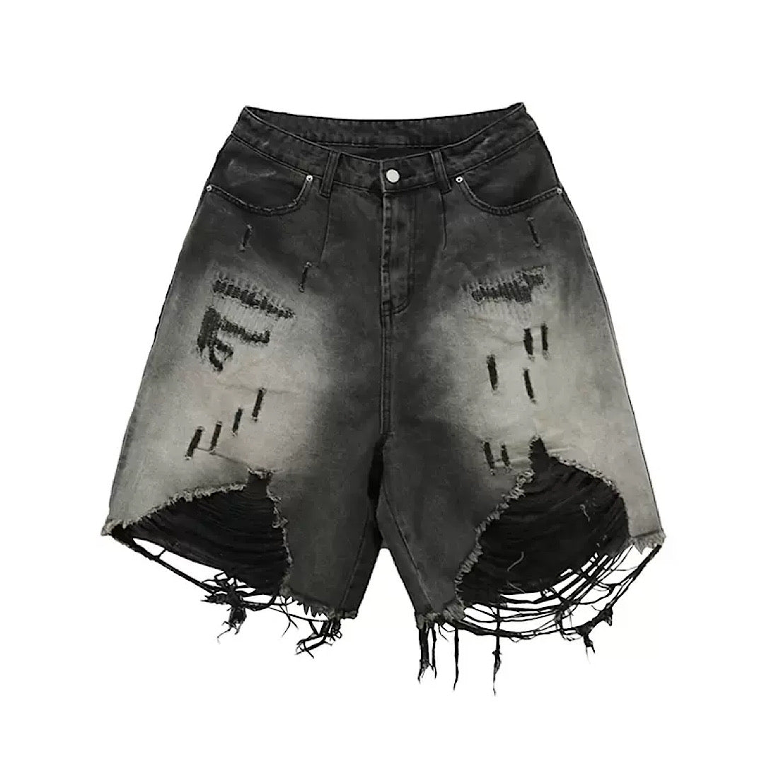 high damage half pants  US1321