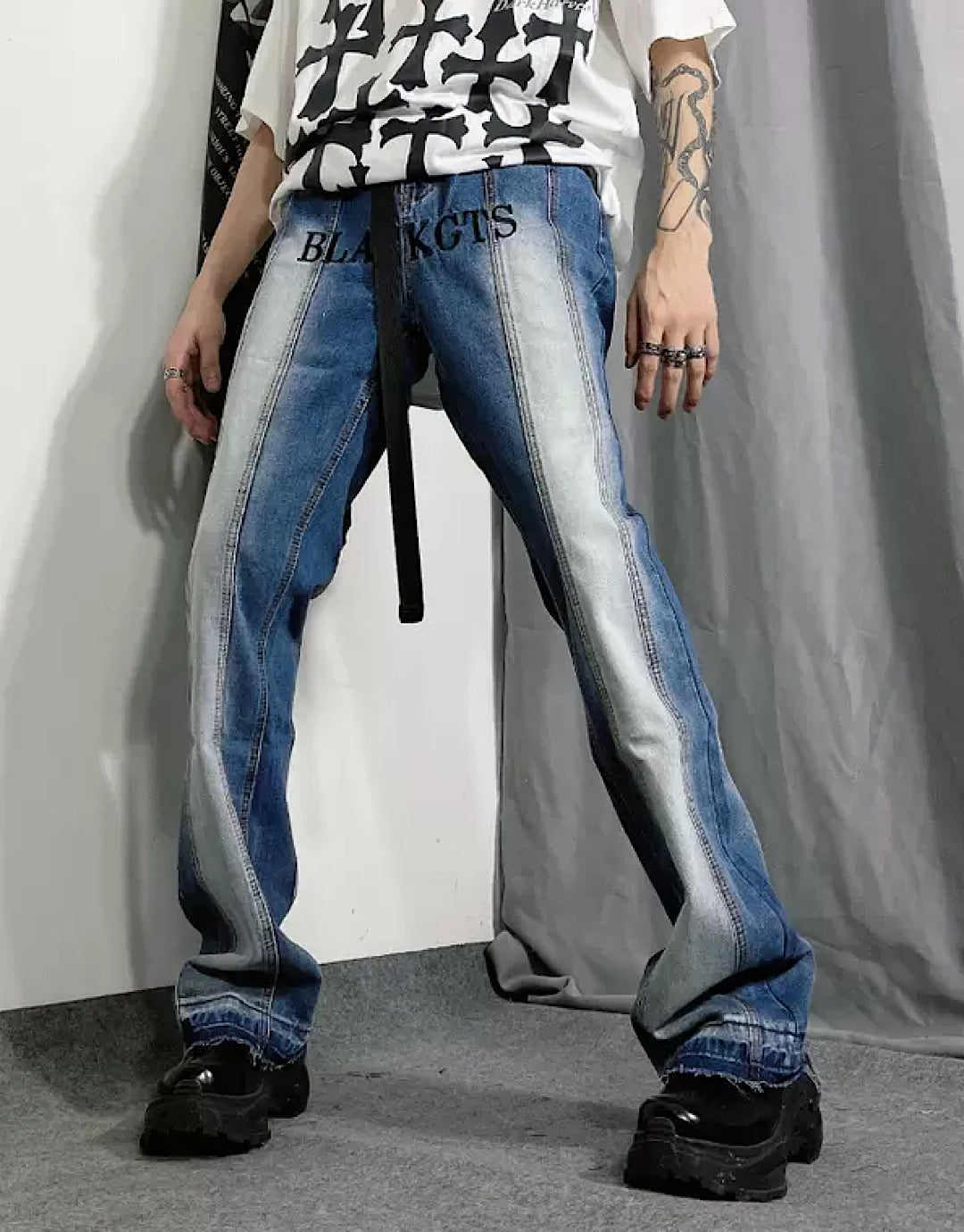 smart casual denim pants  US1125