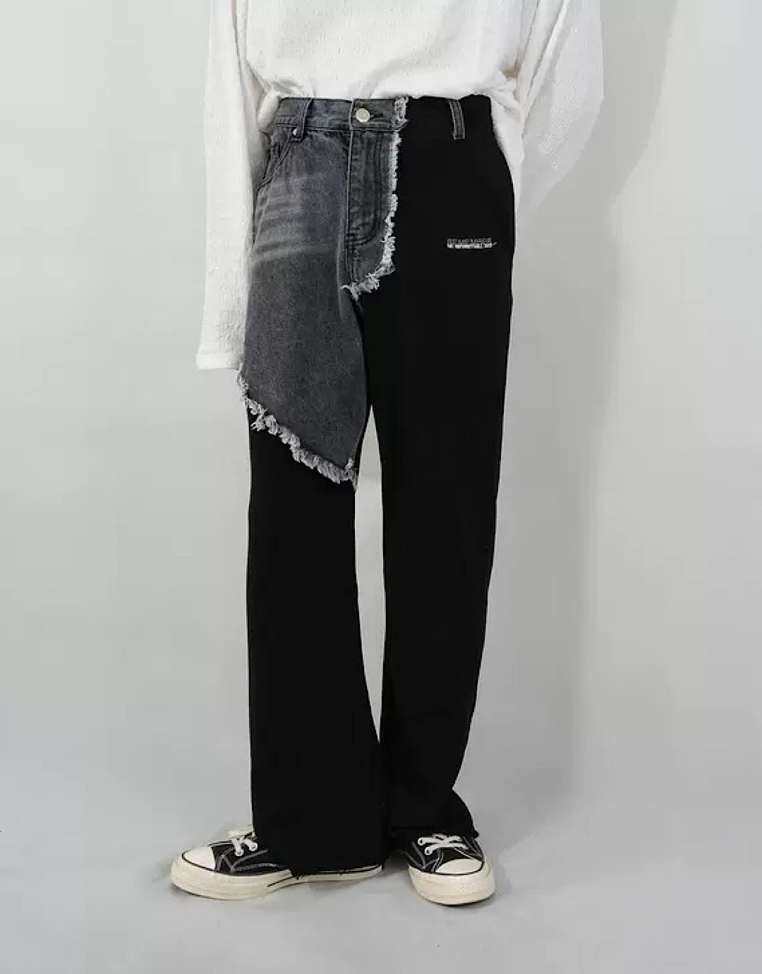 denim attachment pants  US1996