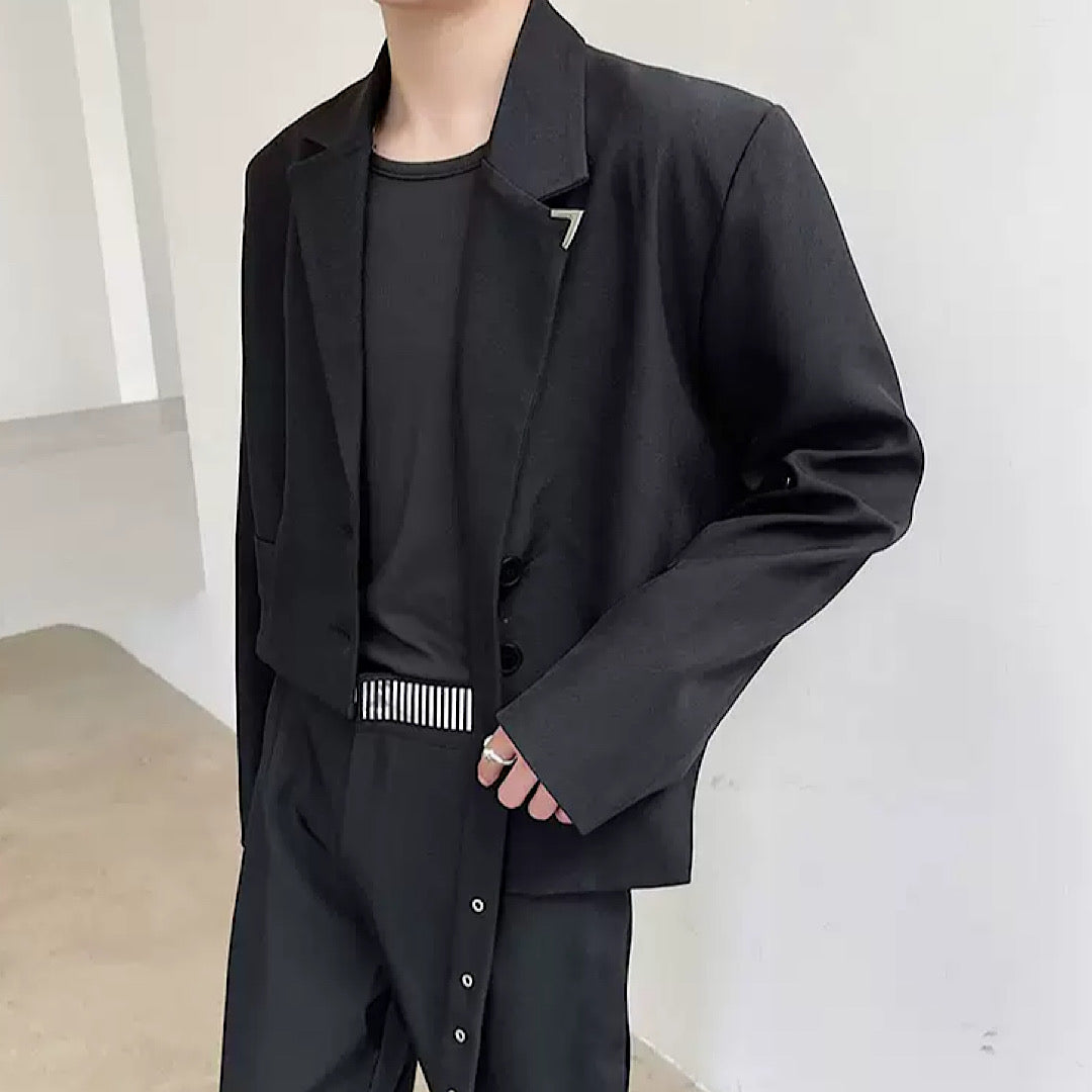 cut black jacket  US1651