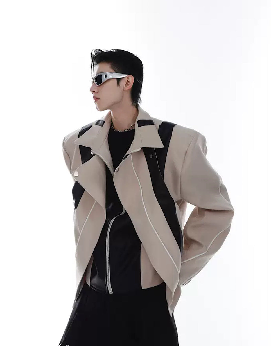 double straight casual jacket  US1831