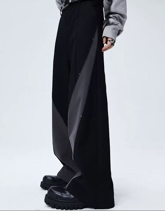 high waist wide pants  US1713