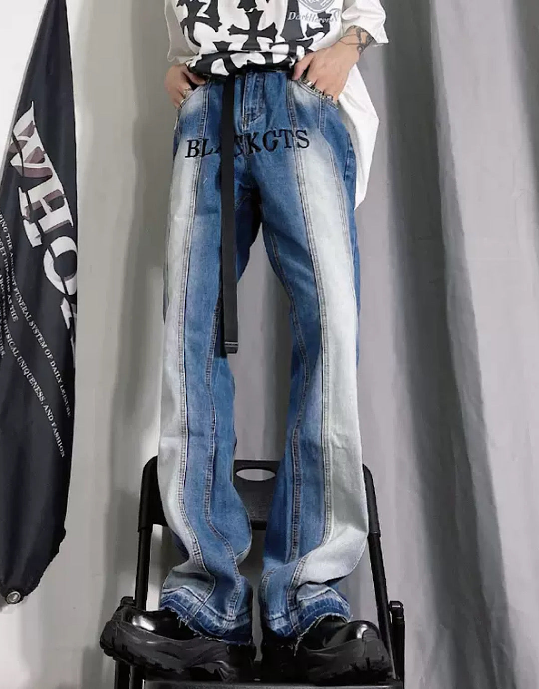 smart casual denim pants  US1125