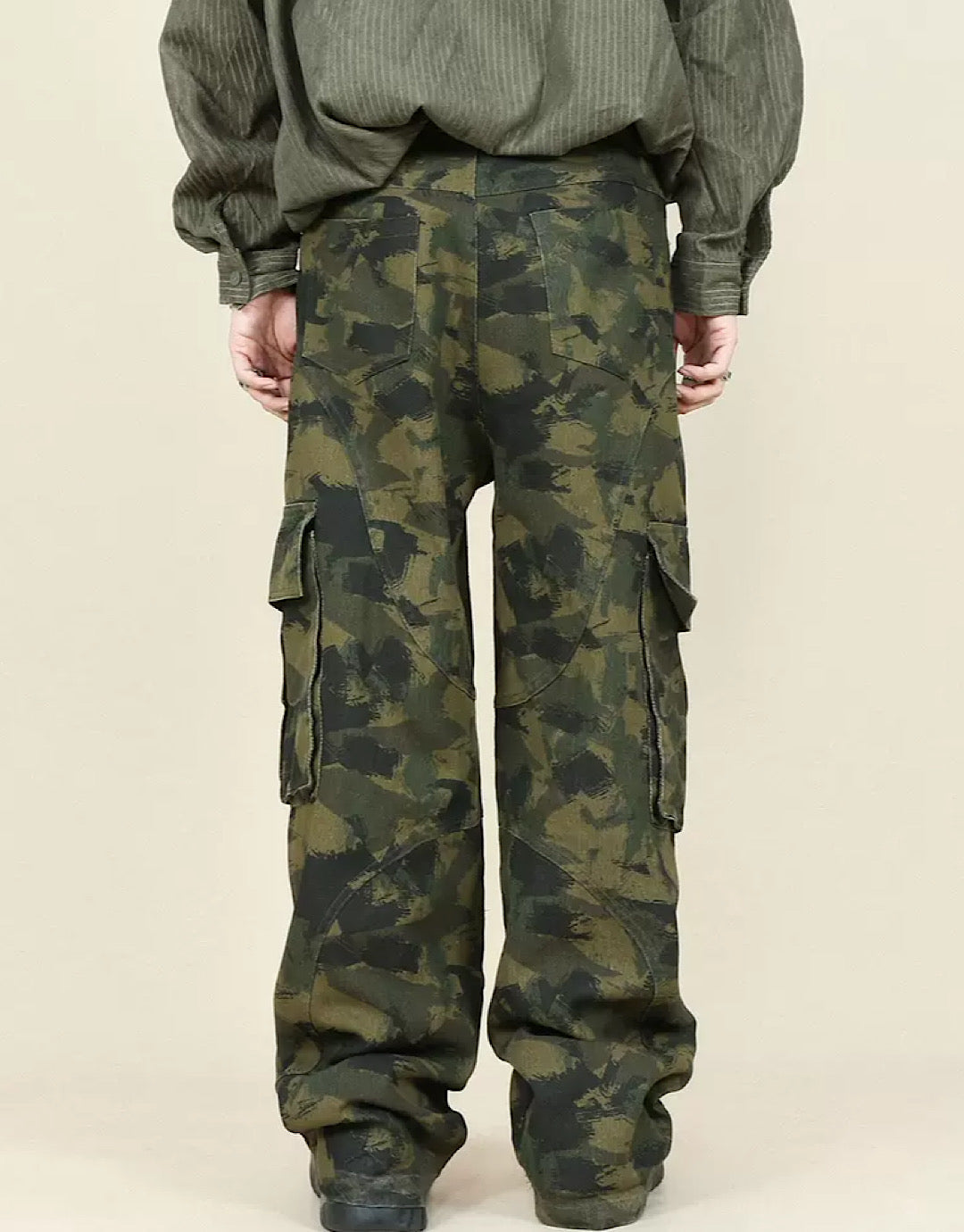 camouflagepattern cargo pants  US1746