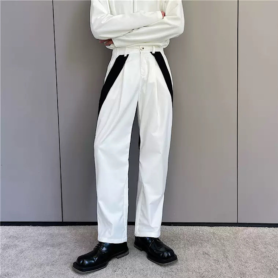 monochrome line pants  US1411