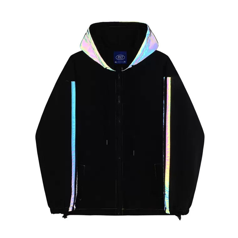 colorful hood jacket  US1343