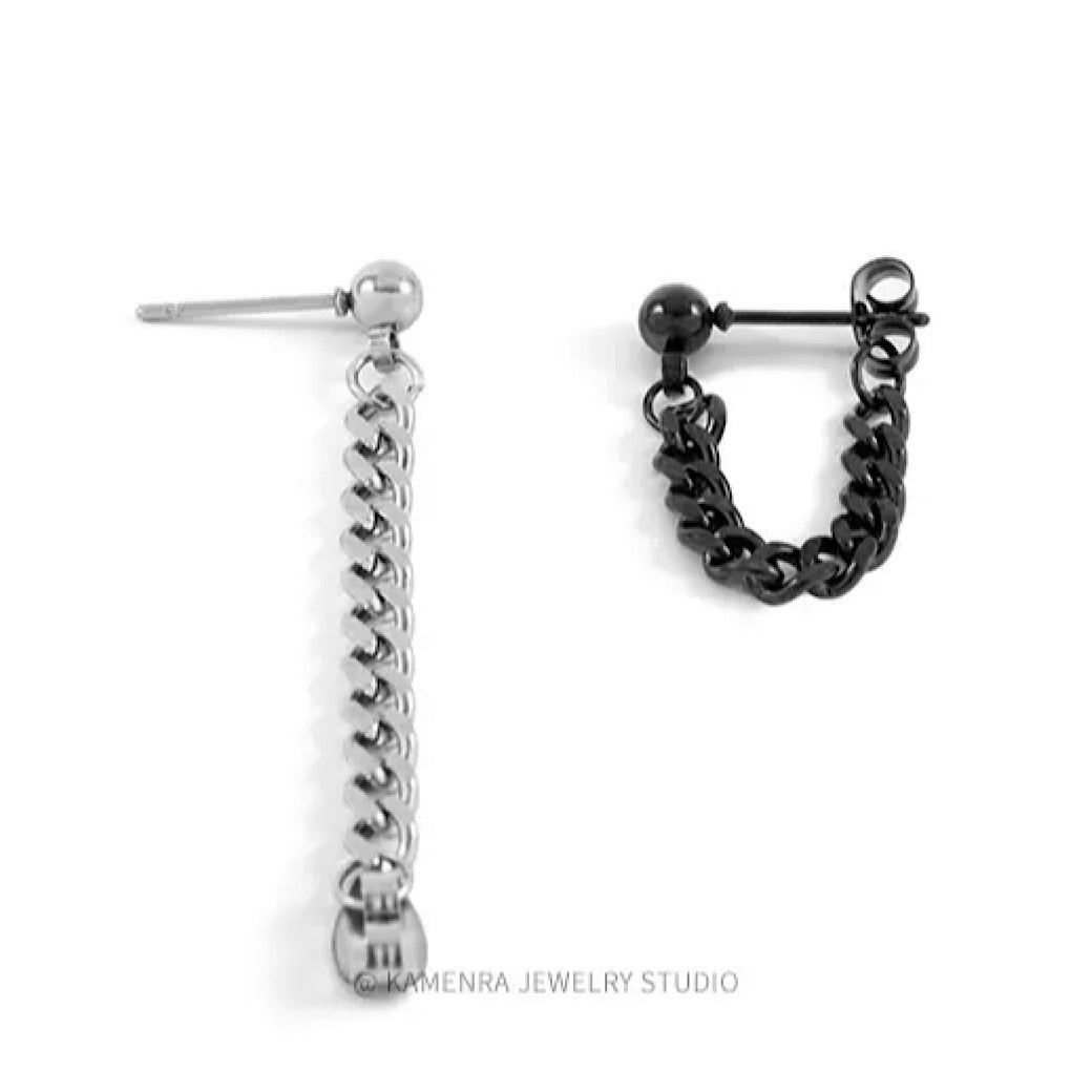 chain earrings  US1486